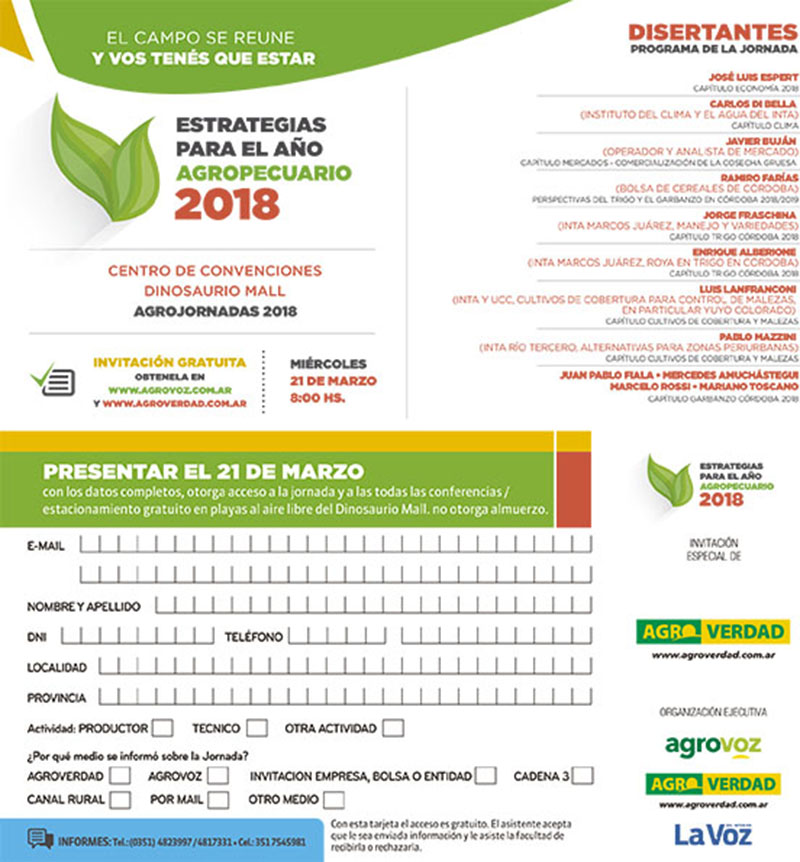 Invitacion Agroverdad Marzo 2018 w